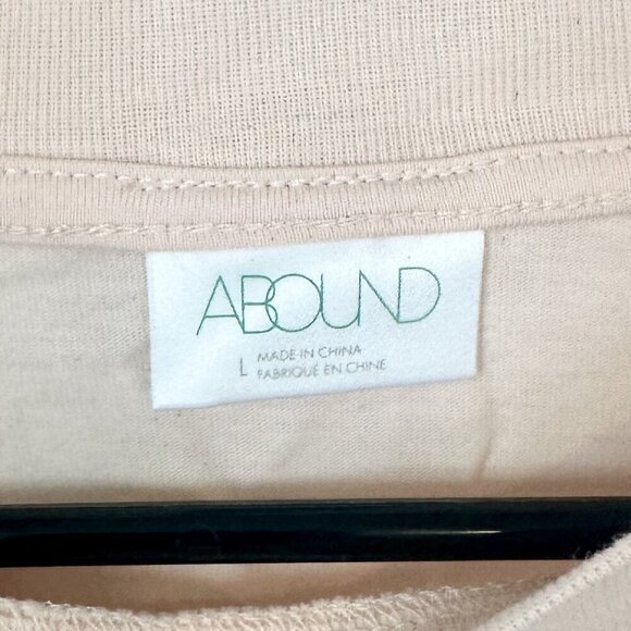 NWT Abound by Nordstrom Love Cropped Graphic Tee - Size: Large - Picture 3 of 8
